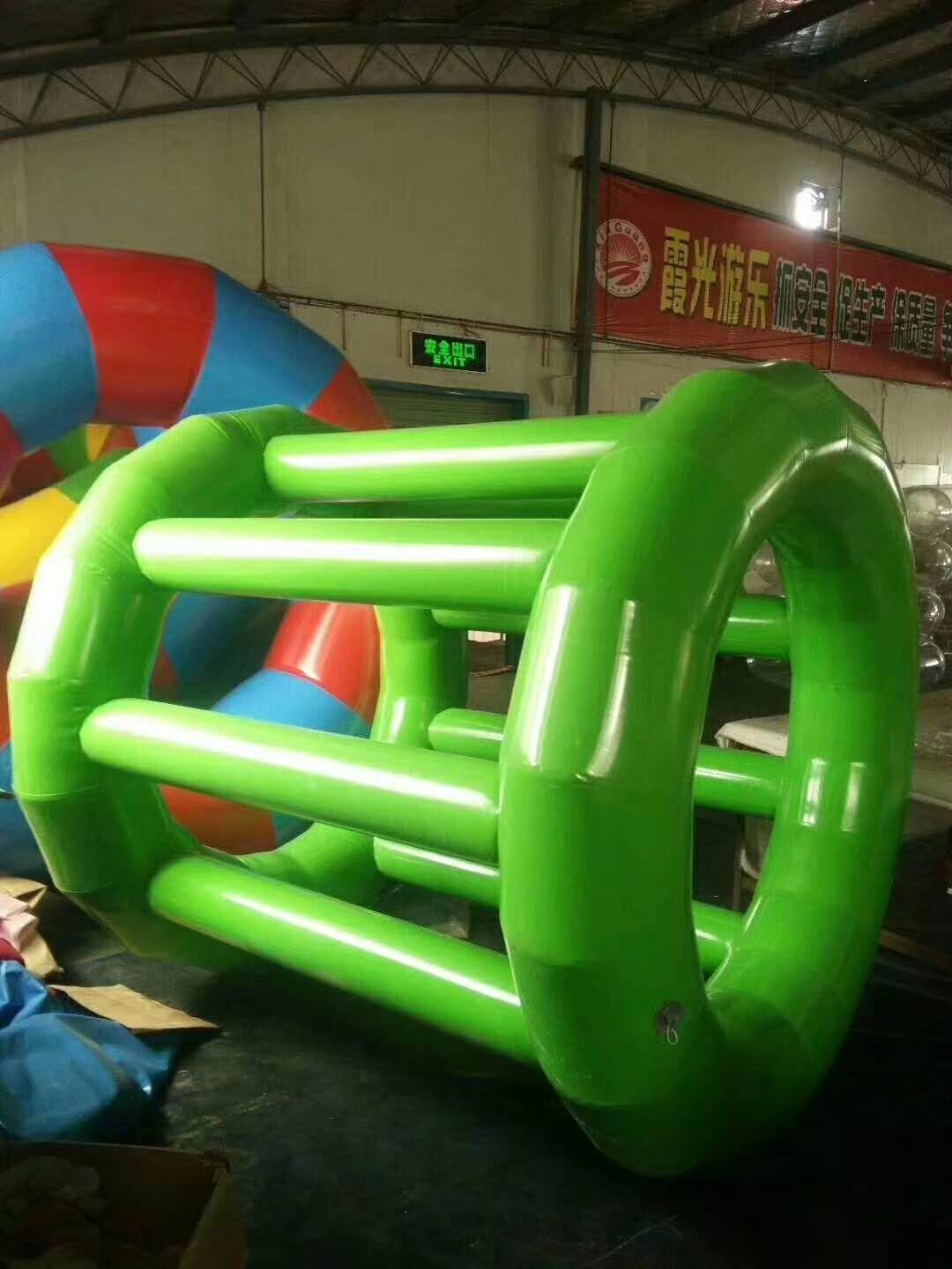 充气滚筒球